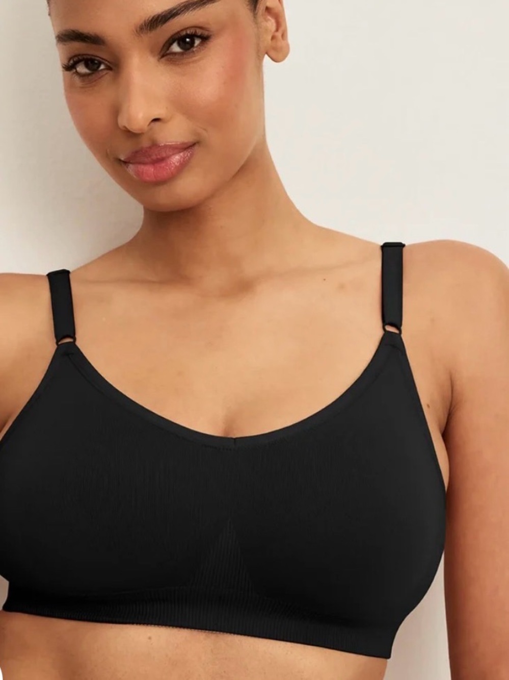 Knix Wireless Black Bra - Soft Support